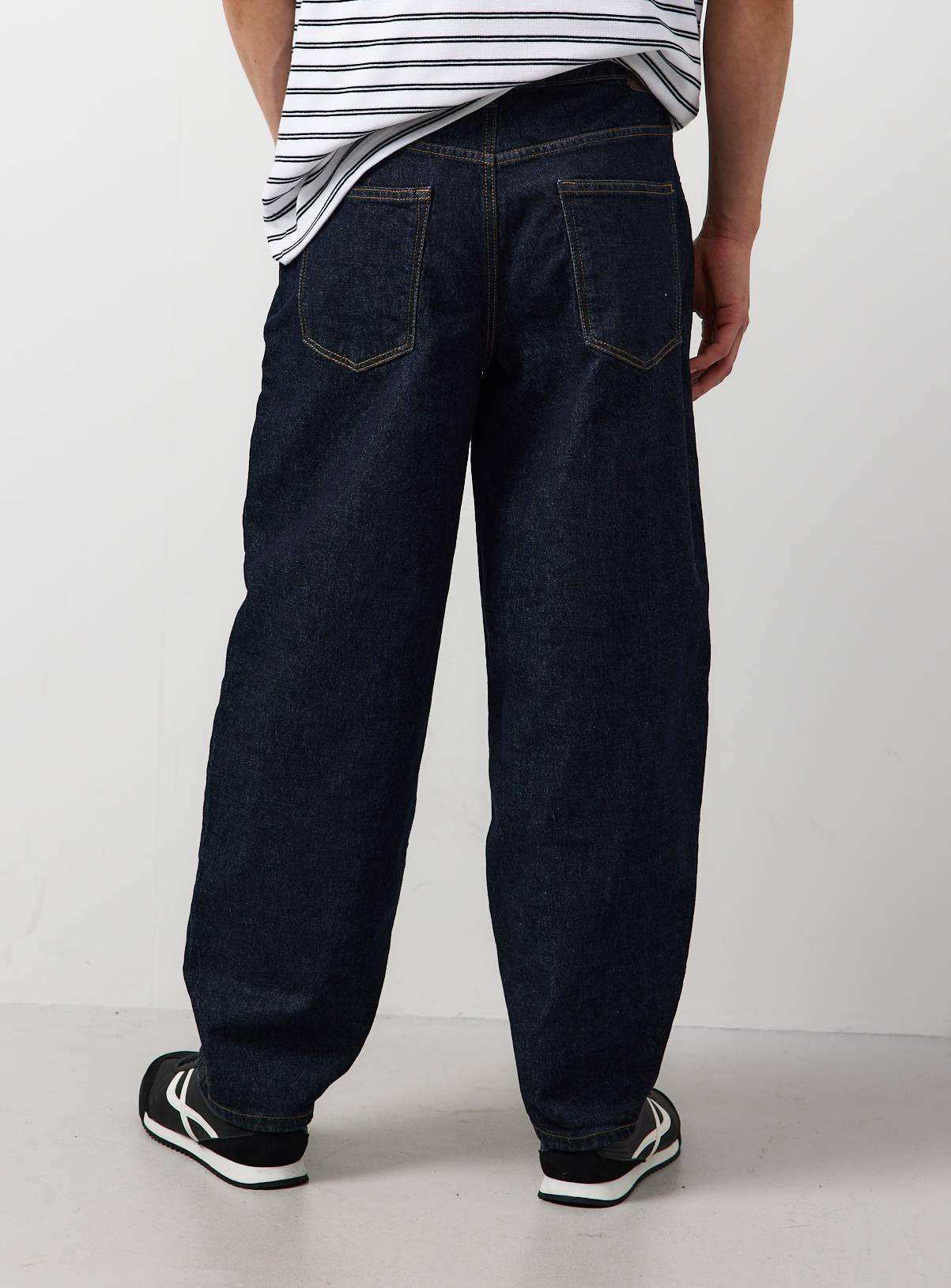 Dark Denim Barrel Leg Jeans 40R - Image 6